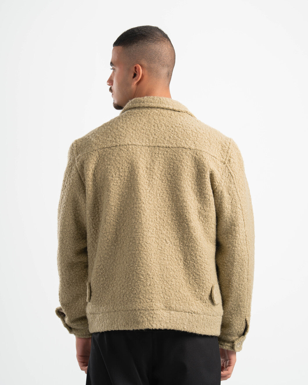 SAGE GREEN FAUX JACKET