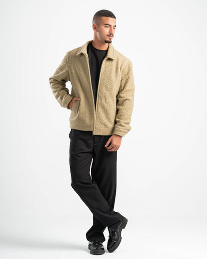 SAGE GREEN FAUX JACKET