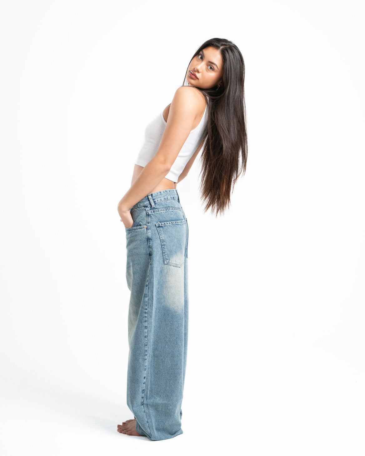 THE 90s BLOWOUT IN DIRTY BLUE
