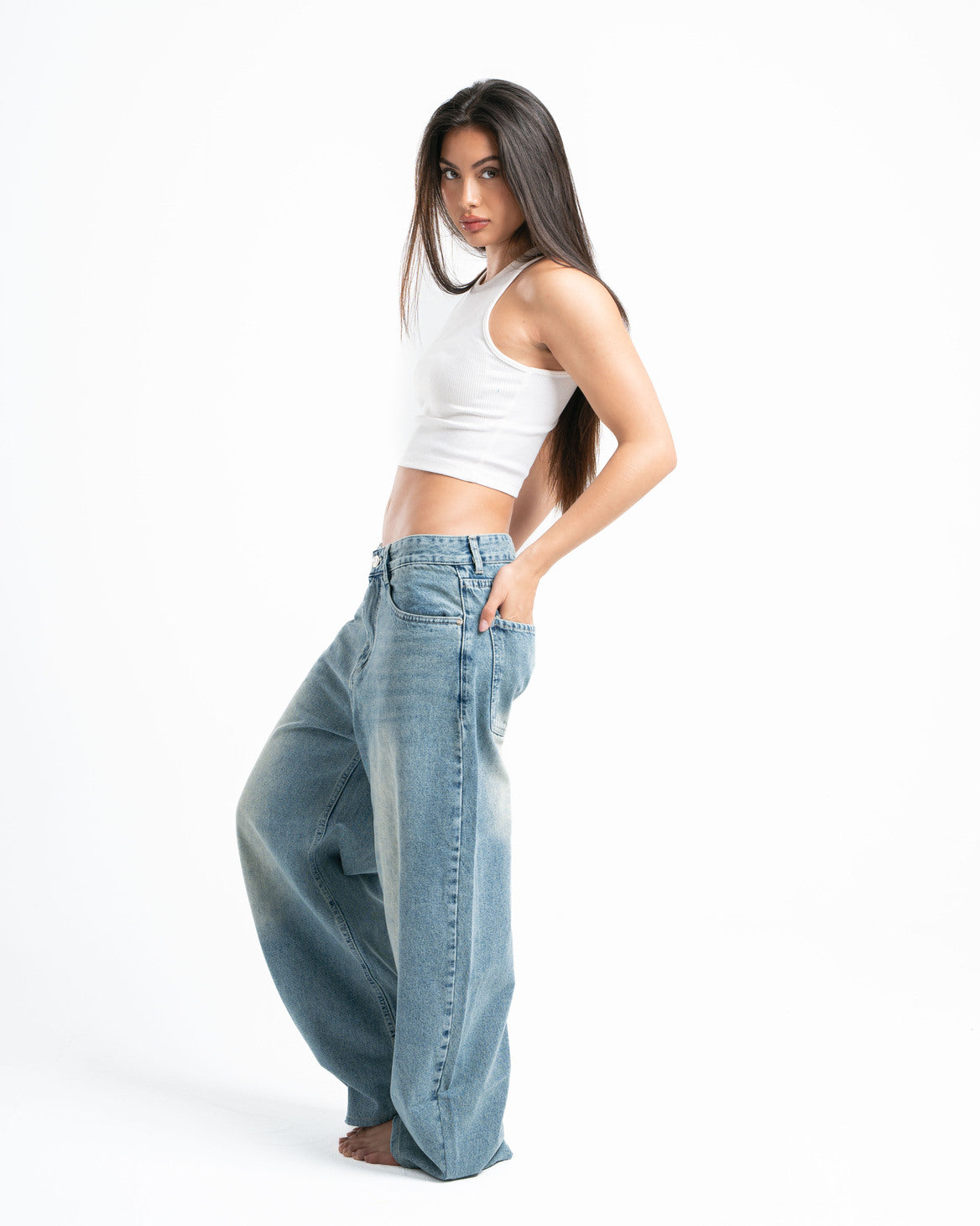 THE 90s BLOWOUT IN DIRTY BLUE