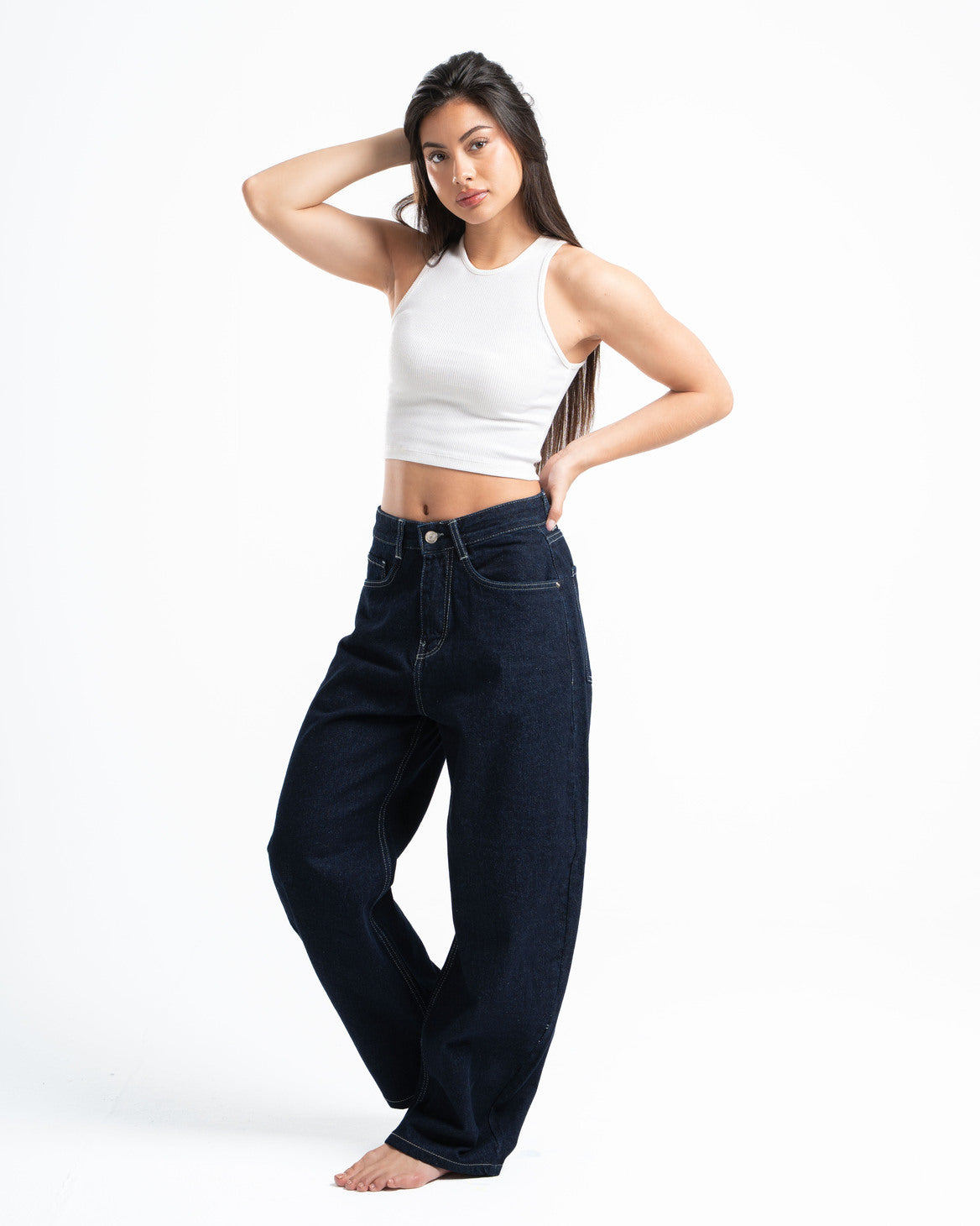 THE 90s BLOWOUT IN RAW JEANS