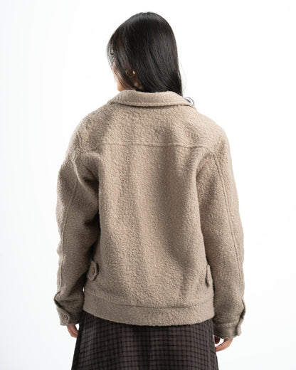 GREIGE FAUX JACKET