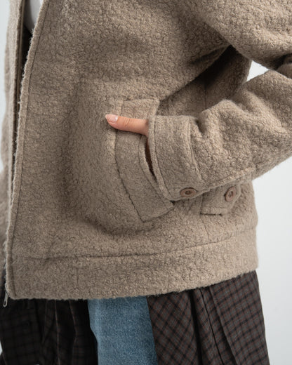 GREIGE FAUX JACKET