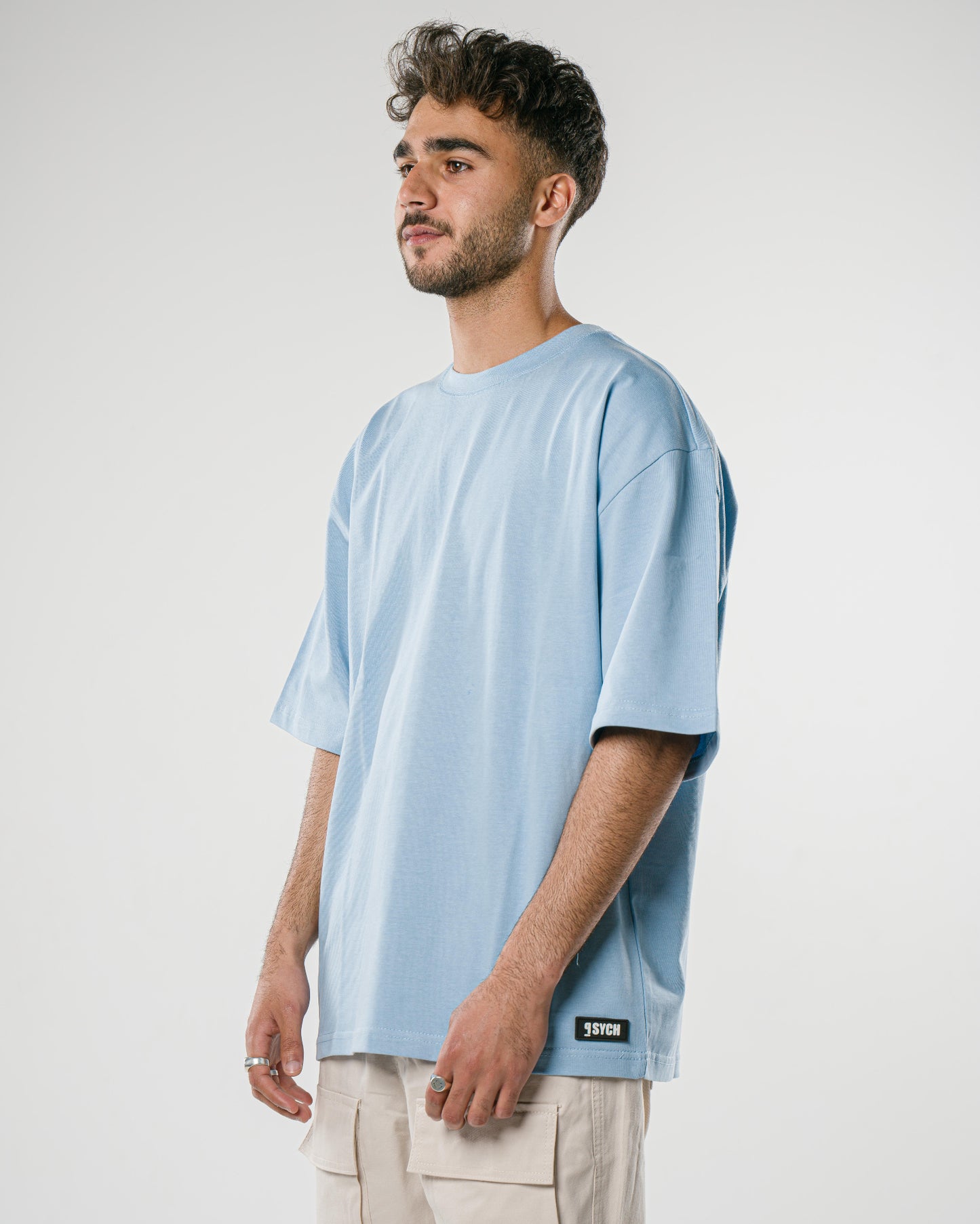 Sky Blue Oversized Tee