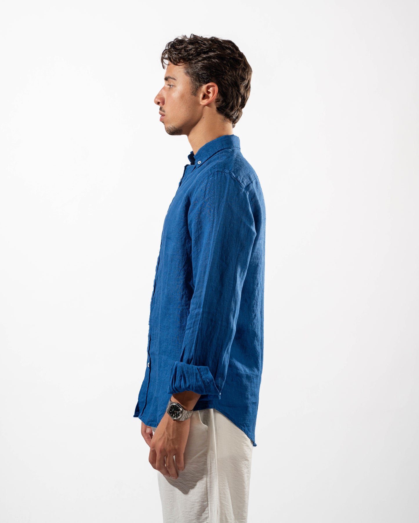 Blue Linen Shirt