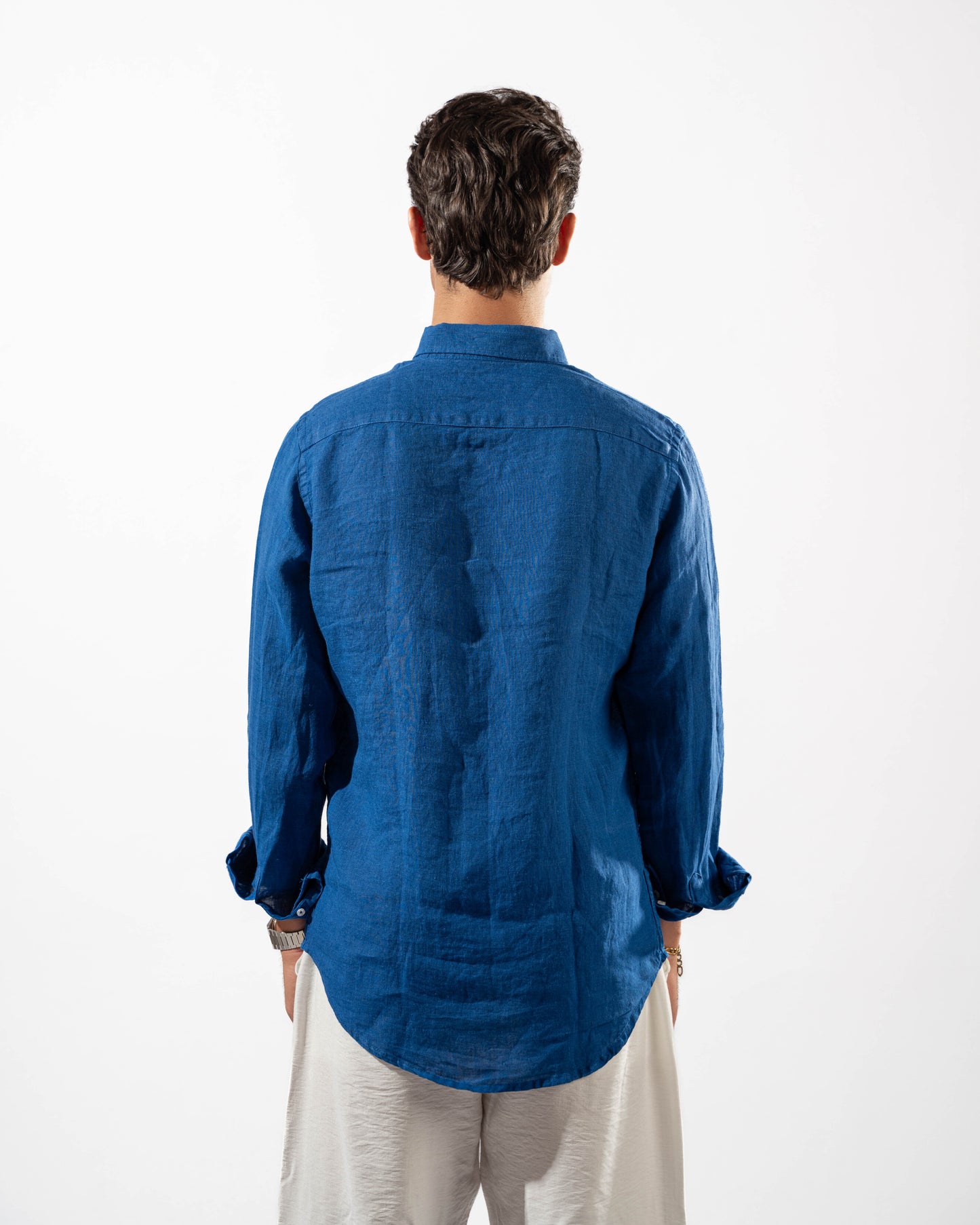 Blue Linen Shirt