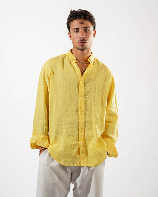 Yellow Linen Shirt