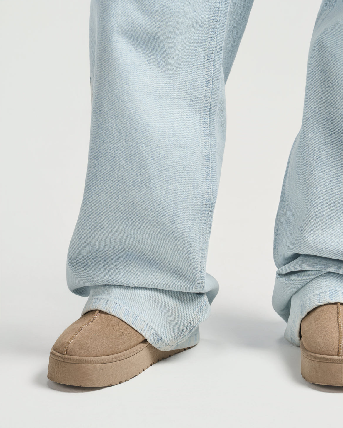 Light Blue Women Straight Jeans