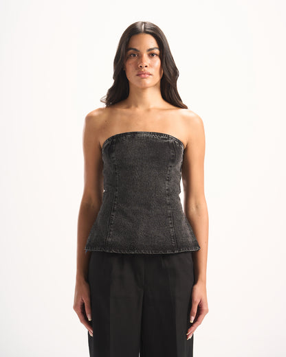 BLACK BLING CORSET