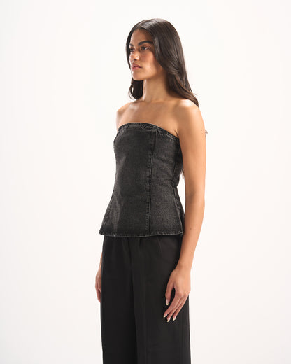 BLACK BLING CORSET