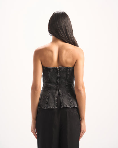 BLACK BLING CORSET