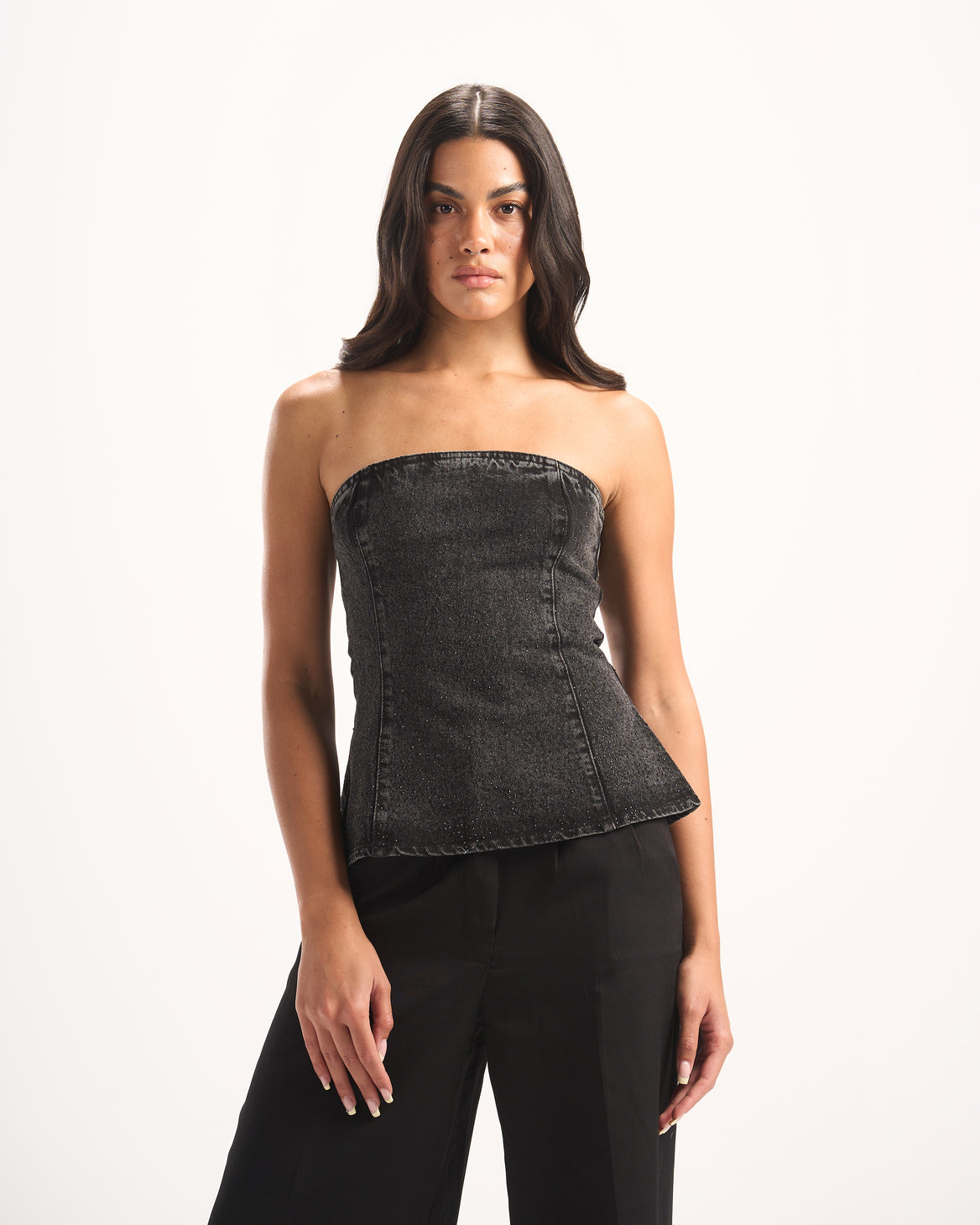 BLACK BLING CORSET
