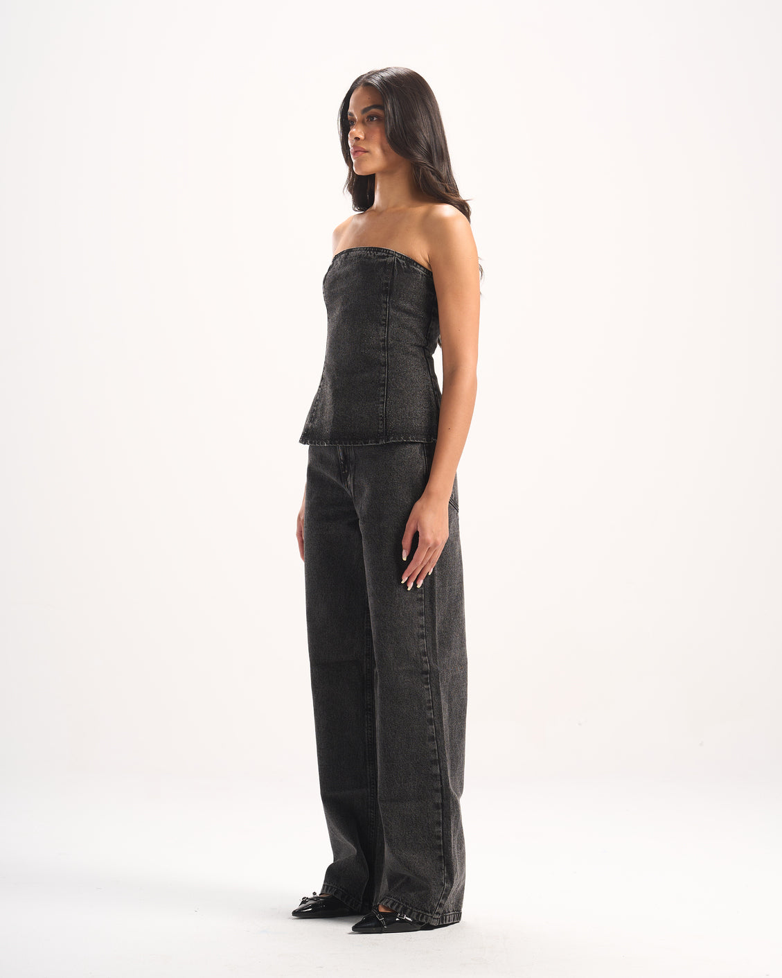 BLACK BLING CORSET