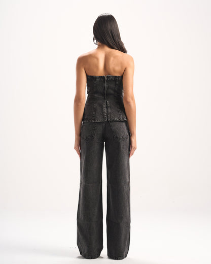 BLACK BLING CORSET