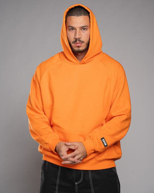 Orange Oversized Hoodie