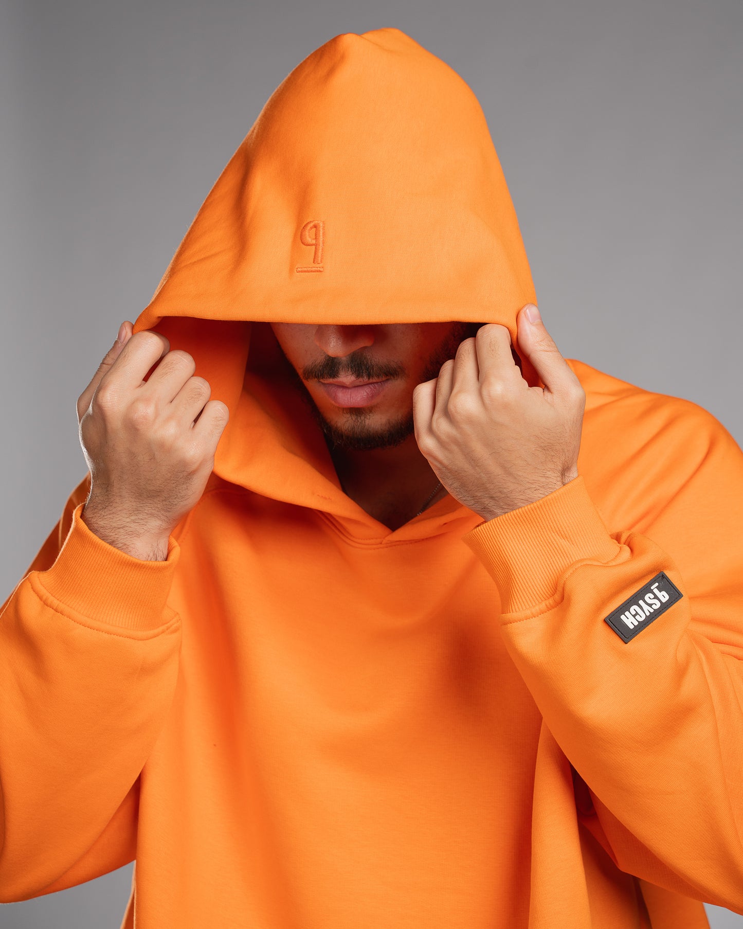 Orange Oversized Hoodie