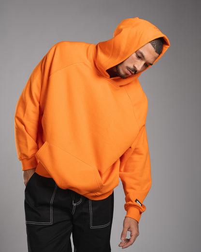 Orange Oversized Hoodie