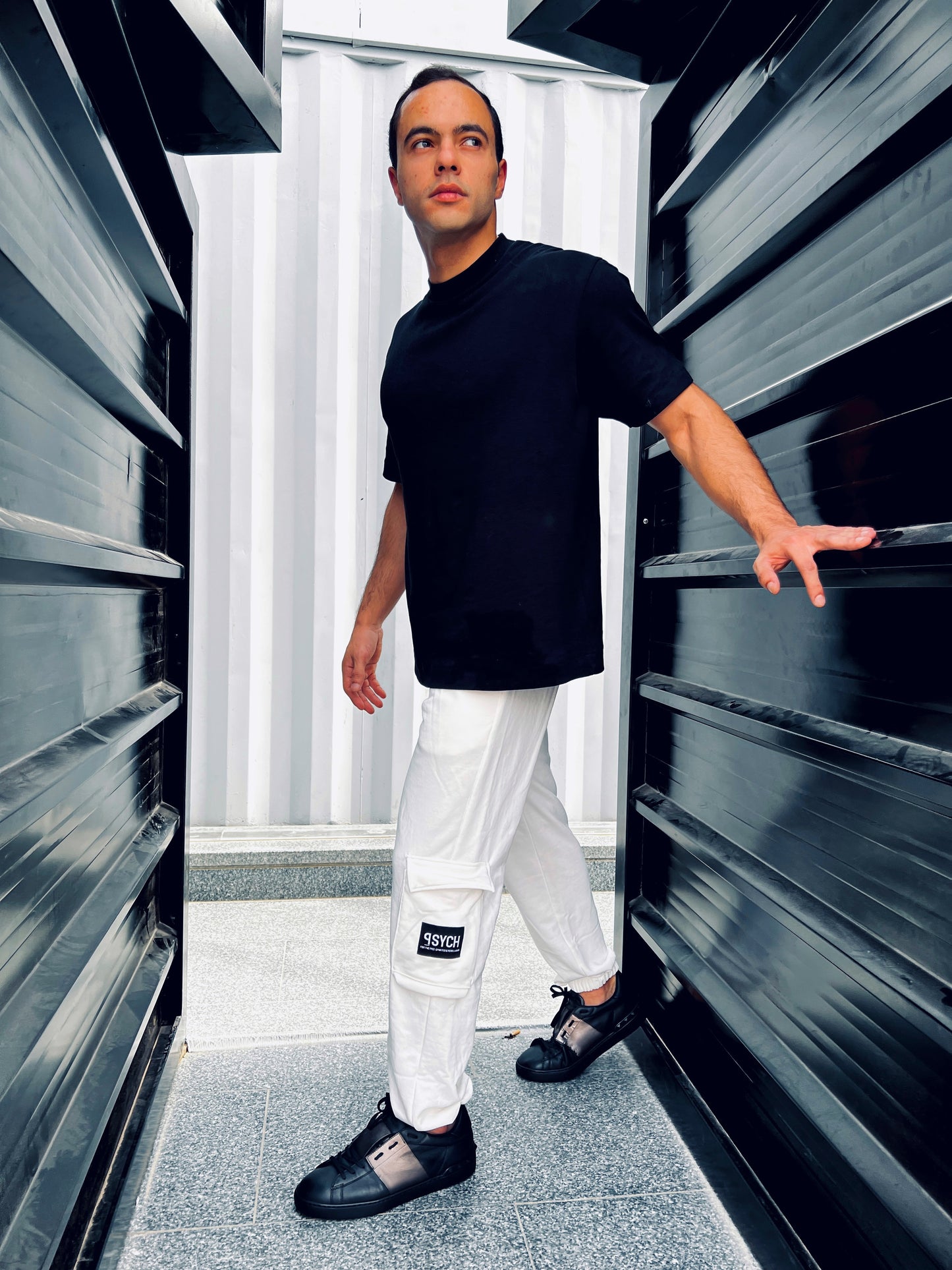 White Cargo Sweatpants (Unisex)